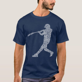 Baseball Player Softball Art T-Shirt
