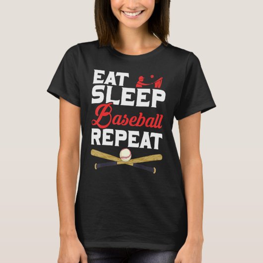 Baseball Player Sport Baseball Coach Baseball T-Shirt (Vorderseite)