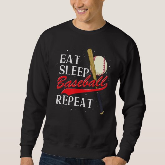 Baseball Player Sport Baseball  Pitcher  Baseball Sweatshirt (Vorderseite)
