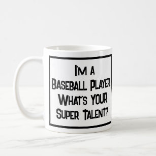 Baseball Player Super Talent. Tasse