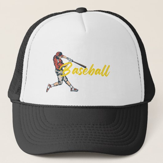 Baseball Player Truckerkappe (Vorderseite)