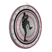 Baseball Player Verlassen Handed Pitcher Windup Dartscheibe (Vorderseite Links)