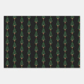 Baseball Player Weihnachtsbaum Geschenkpapier Set (Vorderseite 2)