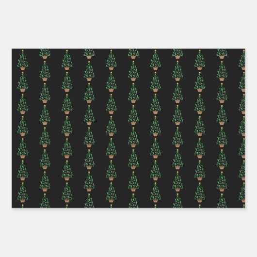 Baseball Player Weihnachtsbaum Geschenkpapier Set (Vorderseite 2)