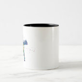 baseball player zweifarbige tasse (Mittel)