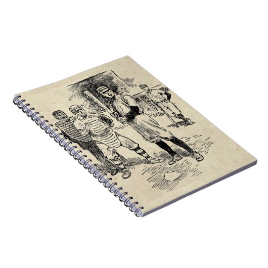 Baseball:Players-Notebook Notizblock (Rechte Seite)