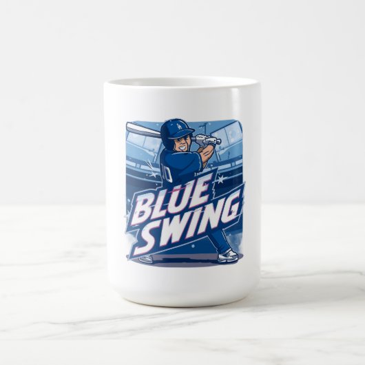 Baseball Playoff Championship Spirit Design Kaffeetasse (Mittel)