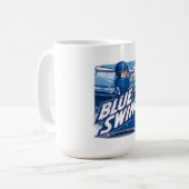 Baseball Playoff Championship Spirit Design Kaffeetasse (Vorderseite Links)
