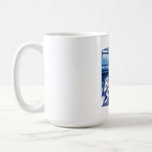 Baseball Playoff Championship Spirit Design Kaffeetasse (Links)