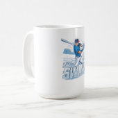 Baseball Playoff Championship Spirit Kaffeetasse (Vorderseite Links)