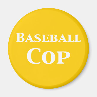 Baseball-Polizist-Geschenke Magnet