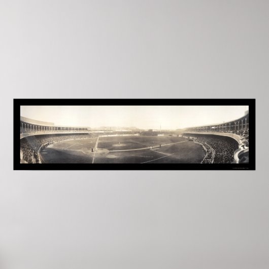 Baseball Polo Grounds Foto 1910 Poster (Vorne)