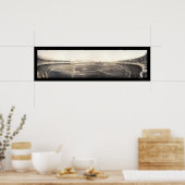 Baseball Polo Grounds Foto 1910 Poster (Küche)