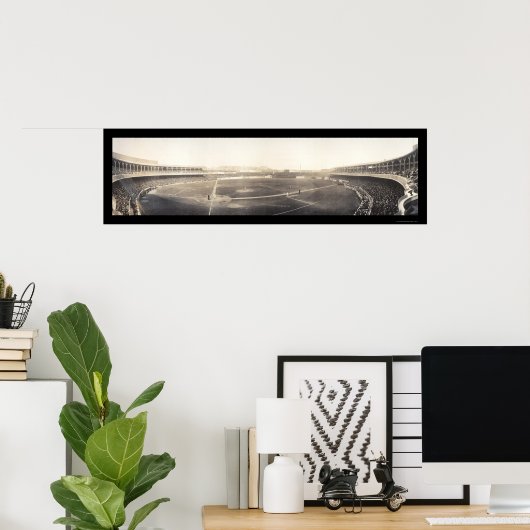 Baseball Polo Grounds Foto 1910 Poster (Heimbüro)