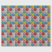 Baseball Pop Art Geschenkpapier (Flach)