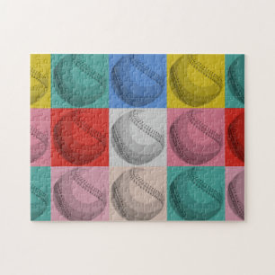 Baseball Pop Art - Populäre Sportarten Puzzle