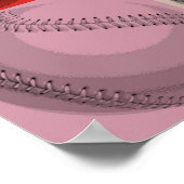 Baseball Pop Art Poster (Ecke)