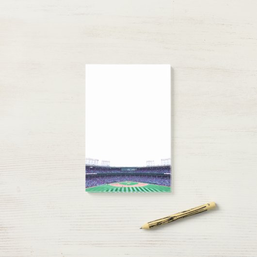 Baseball Post-it Klebezettel (Auf Schreibtisch)