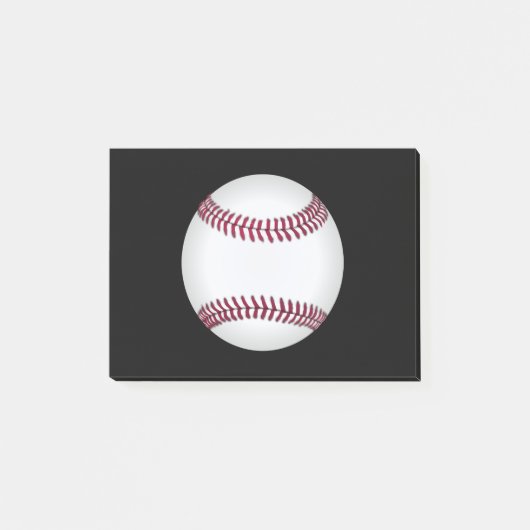 Baseball Post-it Klebezettel (Vorderseite)