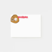 Baseball Post-it-Notes Post-it Klebezettel (Vorderseite)