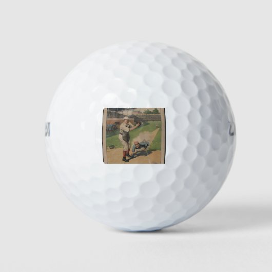 Baseball Poster Golfball (Vorderseite)