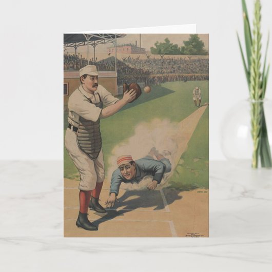 Baseball Poster Karte (Vorderseite)