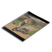 Baseball-Poster-Notebook Notizblock (Linke Seite)