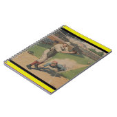 Baseball-Poster-Notebook Notizblock (Linke Seite)