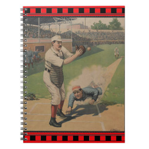 Baseball-Poster-Notebook Notizblock