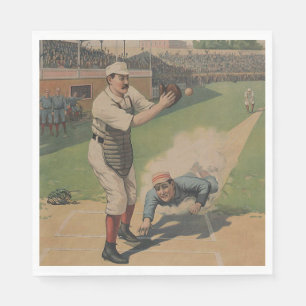 Baseball Poster Paper Napkin Serviette