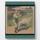 Baseball Poster Plaque Fotoplatte (Vorderseite)