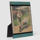 Baseball Poster Plaque Fotoplatte (Seite)