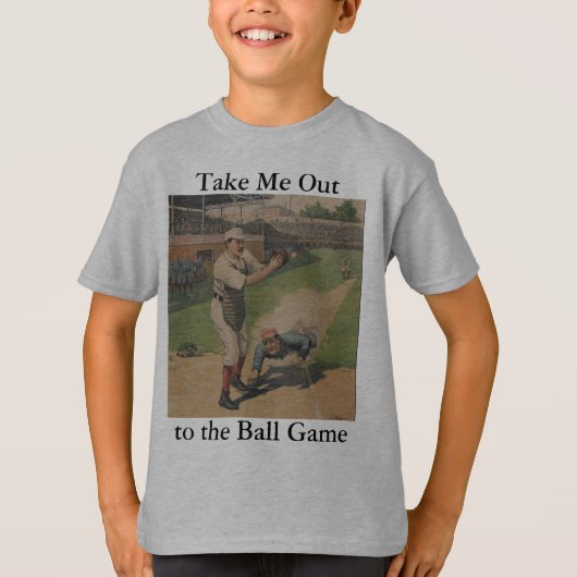 Baseball-Poster-T - Shirt (Vorderseite)