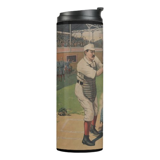 Baseball Poster Thermosbecher (Nach links gedreht)