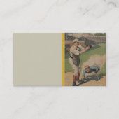 Baseball Poster Visitenkarte (Vorderseite)