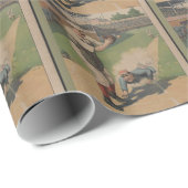 Baseball Poster Wrapping Paper Geschenkpapier (Rolleneckpunkt)