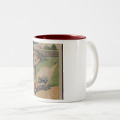 Baseball Poster Zweifarbige Tasse (VorderseiteRechts)