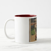 Baseball Poster Zweifarbige Tasse (Links)