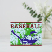 BASEBALL POSTKARTE (Stehend Vorderseite)