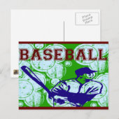 BASEBALL POSTKARTE (Vorne/Hinten)