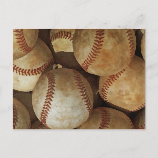 Baseball Postkarte (Vorderseite)