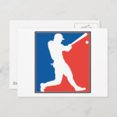 Baseball Postkarte (Vorne/Hinten)