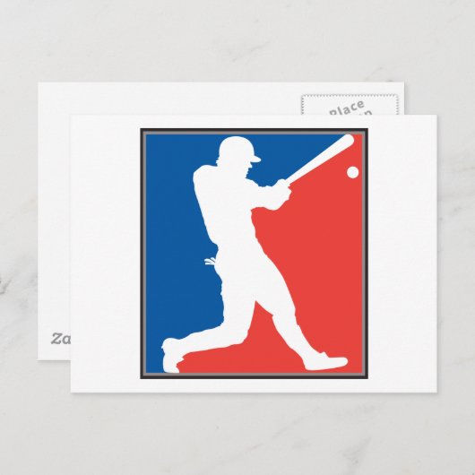 Baseball Postkarte (Vorne/Hinten)
