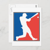 Baseball Postkarte (Vorne/Hinten)