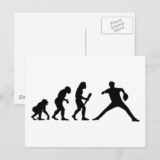 Baseball Postkarte (Vorne/Hinten)