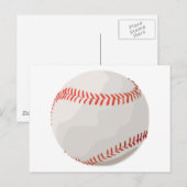 Baseball Postkarte (Vorne/Hinten)