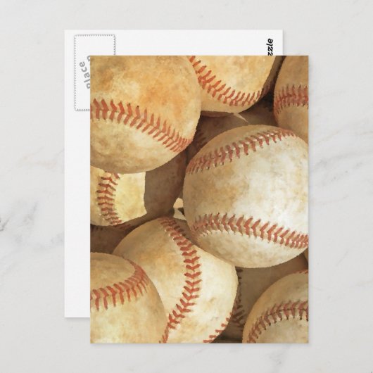Baseball Postkarte (Vorne/Hinten)