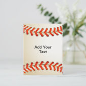 Baseball Postkarte (Stehend Vorderseite)