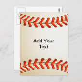 Baseball Postkarte (Vorne/Hinten)