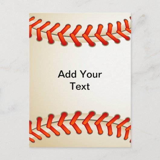 Baseball Postkarte (Vorderseite)